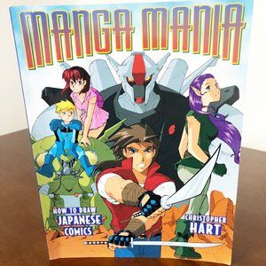 Manga Mania How To Draw Japanese Comics Vintage Pre-Owned Paperback Book.